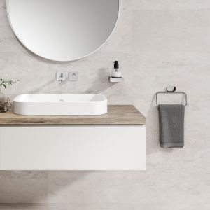 Geesa Shift Chrome 919904-02 towel ring chrome