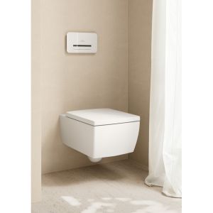 Villeroy en Boch Memento 2.0 8M24S1RW toilet seat with cover Stone White