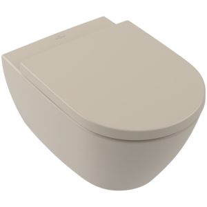 Villeroy en Boch Subway 3.0 8M42S1AM toilet seat with lid almond